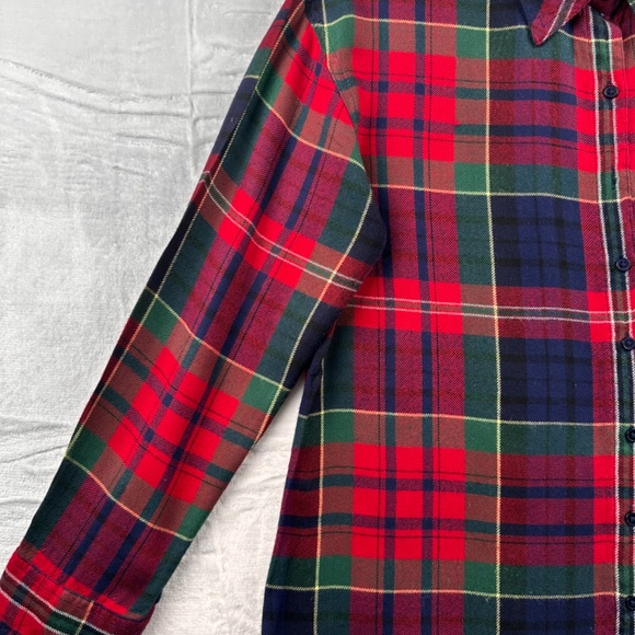 Justice Girls check plaid shirt size 18/20 - Picture 4 of 6